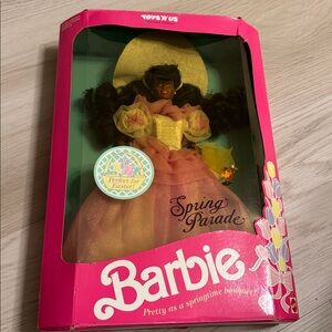 NEW Spring Parade Barbie Limited Edition 1991 African American black box as is
